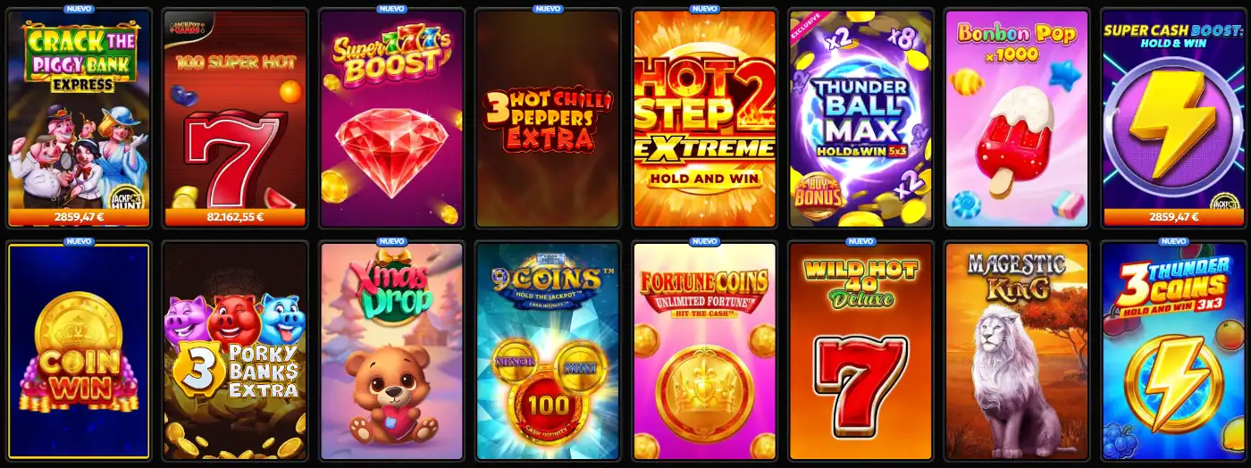 Spinsy Casino Juegos de Slots Disponibles Spinsy Casino biblioteca de slots con diferentes máquinas tragamonedas